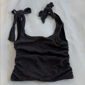 Free People ivory boulevard Tank Top